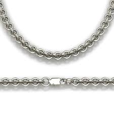 Cuban link chain is a variation of cable chain with oval shaped links and added decorative detail in the form of a twisting rope like pattern cut into each link. Heavy Gold Link Chain 14k Solid 3mm Width 12 5 Grams 40 45 50 55 Cm