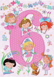  6th Birthday Girls Happy 6th Birthday Happy Birthday Art