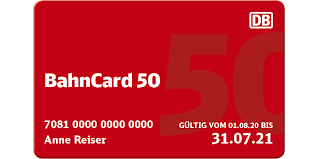 Maybe you would like to learn more about one of these? Bahncard 50 50 Rabatt Auf Den Flexpreis Und 25 Rabatt Auf Die Sparpreise Im Fernverkehr