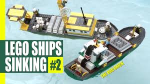 lego ships sinking #2 collision at