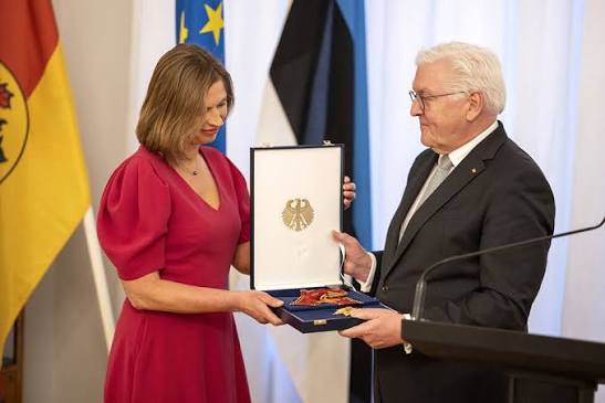 Der Bundespräsident - Speeches - Order of Merit to former President of  Estonia Kersti Kaljulaid