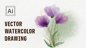Check spelling or type a new query. Adobe Illustrator Watercolor Drawing Tutorial How To Draw Vector Flowers Youtube