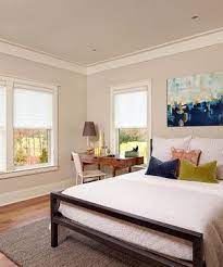 She decided to buy then install crown molding in her bedroom herself rather than hiring out the job. Daniel Island 3 Beach Style Bedroom Charleston Structures Building Company Crown Molding In Bedroom Home Decor Bedroom Bedroom Design Inspiration