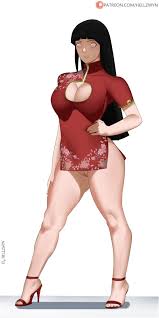 Hinata In A Chinese Dress - My Hentai Academia