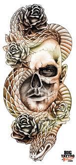 Skull Snake Tattoo Hudozhniki Eskiz Cherepa Illyustracii