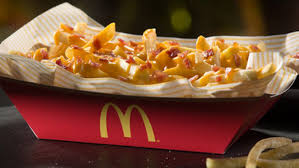 Mcdonald's wants you to be able to share your fries… they rolled out a basket size of fries at select locations in nashville, tn, bowling green, ky, huntsville, al, and chattanooga there's not a ton of info out there on these fries, but they cost $3 and contain the same amount of fries as two mediums. Mcdonald S Super Limited Cheesy Bacon Fries Are Returning Nationwide