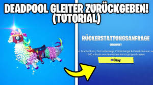Get free v bucks in fortnite.the newer version of the fortnite free v bucks generator has more functionality than its alternative. Deadpool Gleiter Zuruckgeben So Funktioniert Es Fortnite Youtube