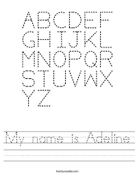 My Name Is Adeline Worksheet Twisty Noodle Worksheets Transportation Worksheet Holiday Lettering