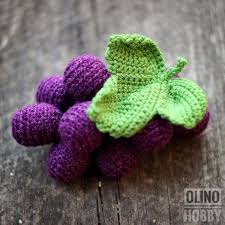 Grape Crochet Pattern Pdf Crochet Grape Pattern Bunch Of Etsy Crochet Fruit Crochet Patterns Fruit Pattern