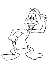 Daffy Duck Had An Idea Coloring Pages Netart In 2020 Daffy Duck Coloring Pages Coloring Books