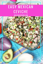 Easy Mexican Ceviche This Recipe Only Requires A Few Ingredients The Acidity Of The Lime Juice Cooks Ceviche Recipe Ceviche Recipe Fish Ceviche Ingredients