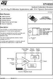 5292 نوع ای سی ها (ic) موجود می باشد نمایش 211 تا 240 موجود. E Stv9325 Datasheet Vertical Deflection Booster For 2 5 Apptv Monitor Applications
