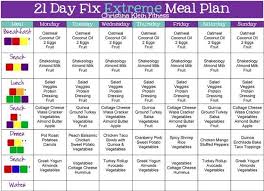 30 day meal plan google search in 2019 21 day fix diet