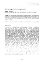 Ants control pests via predation and physical deterrence; Pdf Pest Repelling Properties Of Ant Pheromones