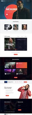 Slide Creative Music Psd Template Fun Website Design Web Design Web Design Inspiration