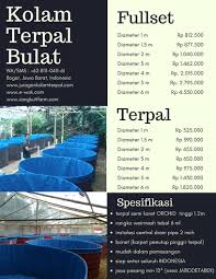 Jual Kolam Terpal Di Jakarta Timur Hub 08111041161