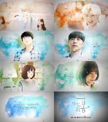 A coming of age story about young people in their twenties and the problems they face in university. At A Distance Spring Is Green Introduces Park Ji Hoon Kang Min Ah Bae In Hyuk In Latest Character Teasers Kdramadiary