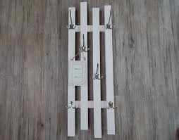 Garderobe Schmal Haken Variabel Weiss 33x94cm Etsy Garderobe Gaderobe Weiss