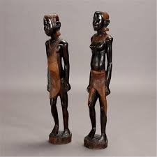 Check spelling or type a new query. Two Large East African Wood Carvings