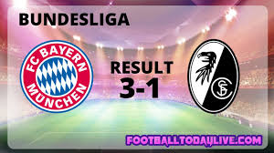 Polish your personal project or design with these sc freiburg transparent png images, make it even more personalized and more attractive. Fc Bayern Munchen Vs Sc Freiburg Week 33 Result 2020