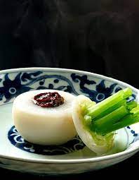 Recipe Simmered Summer Turnip With Rich Miso Sauce Japanese Furofuki Style Method Japanese Food Food Japanese Dishes