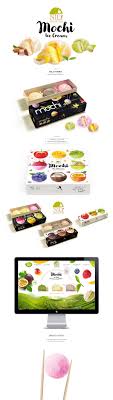 Mochi Ice Cream Package Logotype Design On Behance Mochi Ice Cream Ice Cream Packaging Mochi