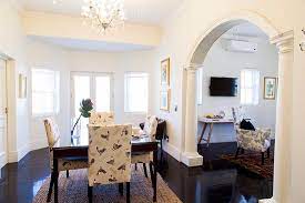 In modern times it is usually adjacent to the kitchen for convenience in serving, although in medieval times it was often on an entirely different floor level. Huguenot Own Separate Dining Room Picture Of Auberge Daniella Franschhoek Tripadvisor