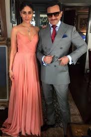 Kareena Kapoor With Her Husband Saif Ali Khan Bollywood Fashion Stylish Couple Kareena Kapoor
