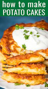 The Best Way To Use Up Leftover Mashed Potatoes Easy Cheesy Fried Mashed Potato Cakes Read Mashed Potato Cakes Mashed Potato Cake Recipe Potato Cakes Recipe