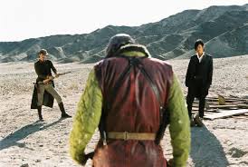 Whenever tuco gets captured, blondie helps him escape. The Good The Bad The Weird Review Filmkritik