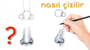 Burun Nasil Cizilir Portre Dersleri Easy Drawing Tutorial Portre Kara Kalem Portre