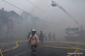 Pittsfield Firefighters Battling Stubborn Building Blaze