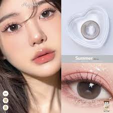Summer gray mayalens เลนส์น้ำตาลผสมสีฟิลเตอร์ สวยไอดอลเกาหลี💕