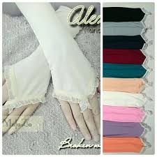  Handsock Manset Cincin Ring Renda Rp 14 000 Handsock Atau Manset Tangan Dengan Lingkar Cincin Ring Utk Jari Tengah Agar Tidak Mudah M Renda Wanita Kerudung