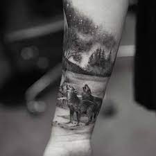 Bozkurt Kol Dovmeleri Erkek Wolf Arm Tattoos For Men Wolf Tattoo Design Karizmatik Dovmeler Erkek Dovmeleri