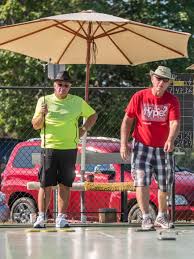 Shuffleboard players compete in tourney at Bailey Park