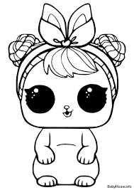 Cottontail Q T High Quality Free Coloring From The Category L O L Pets More Printable Pictures Cartoon Coloring Pages Unicorn Coloring Pages Coloring Pages
