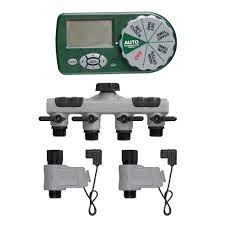 Orbit Automatic 4 Outlet Hose Faucet Sprinkler Controller Timer Watering System Sprinkler Controller Sprinkler Orbit Irrigation