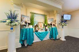Table decorations for funeral reception. Celebration Of Life Horizon Funeral And Cremation Services Nj Of Toms River