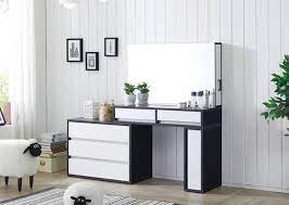 5 tier oak look modular shelving. Dressing Table With Mirror
