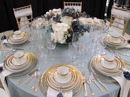 26 Delicate Dusty Blue And Gold Wedding Ideas Gold Wedding Colors Blue Gold Wedding Slate Blue Wedding