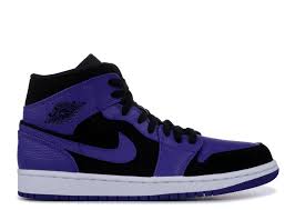 Air Jordan 1 Mid Se White Hyper Royal Black Air Jordan 1 Mid Air Jordans Air Jordans Retro Jordan Shoes For Men