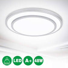 If you're still in two minds about bathroom ceiling bright light and are thinking about choosing a similar product, aliexpress is a great place to compare prices and sellers. 48w Silver Led Ceiling Light 3000k 6000k Dimmable Flush Mount Ceiling Lamp With Remote Control Ip44 Super Bright Bathroom Lights For Living Room Dining Room Bedroom Hallway Office Energy Class A Buy Online In Martinique At Martinique Desertcart