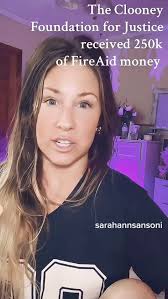 𝐖𝐨𝐰… $𝟐𝟓𝟎,𝟎𝟎𝟎 𝐨𝐟 𝐏𝐚𝐜𝐢𝐟𝐢𝐜 𝐏𝐚𝐥𝐢𝐬𝐚𝐝𝐞𝐬 𝐟𝐢𝐫𝐞  𝐚𝐢𝐝 𝐦𝐨𝐧𝐞𝐲… 𝐠𝐨𝐭 𝐬𝐞𝐧𝐭 𝐭𝐨 𝐆𝐞𝐨𝐫𝐠𝐞 𝐂𝐥𝐨𝐨𝐧𝐞𝐲'𝐬  𝐍𝐆𝐎. You'd think the money raised would actually go to, you know… the  𝘧𝘪𝘳𝘦 𝘷𝘪𝘤𝘵𝘪𝘮𝘴 whose homes ...