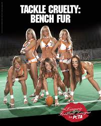 The Ladies Of The Lingerie Football League Pose For A Racy Anti Fur Ad Peta