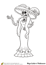 Pour les articles homonymes, voir squelette (homonymie). Dessin A Colorier Mega Cahier Halloween Dame Squelette