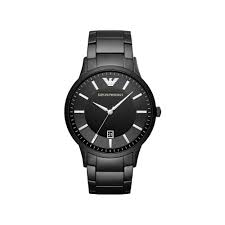 Stainless steel bracelet stainless steel case emporio armani armani collection armani watches metal bracelets luxury jewelry women's accessories bracelet watch. Emporio Armani Mens Black Steel Watch Ar11079 Mens Watches From The Watch Corp Uk