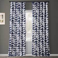 Pattern curtain yarn dyed curtains direct oeko tex 100% polyester european luxury style geometric pattern blackout jacquard curtain 100% block out all light for bedroom. Triangle Pattern Curtains Wayfair
