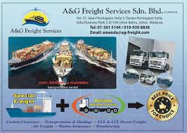 Submit your enquiry as per your sourcing needs. A G Freight Services Sdn Bhd Home Facebook