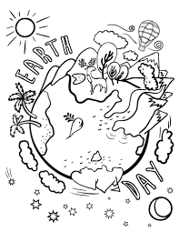This would be a fun. Free Earth Day Coloring Page Earth Day Coloring Pages Earth Day Drawing Earth Coloring Pages